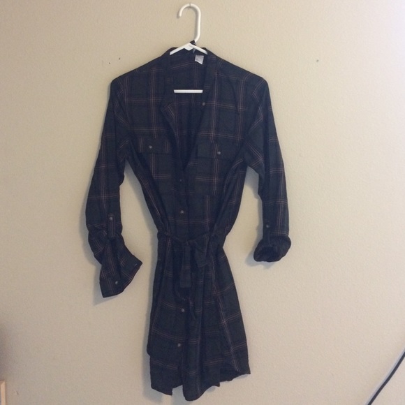 Plaid Green Dress