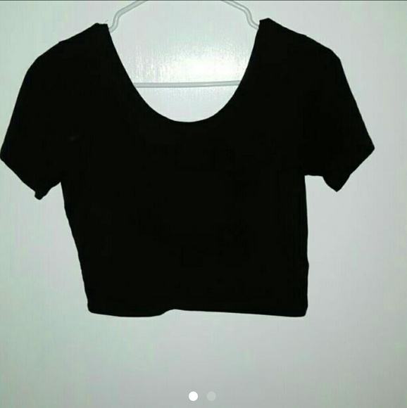Black Crop Top