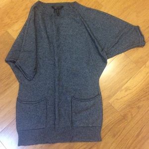 BCBG Grey tunic sweater