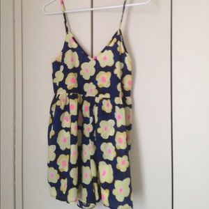 Floral mini romper New