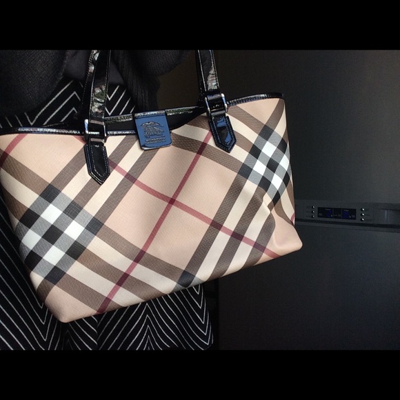 Burberry check tote -still available-