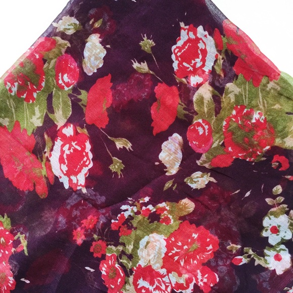 Floral Infinity Scarf