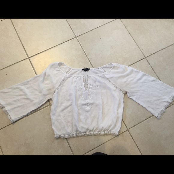 White flowy blouse
