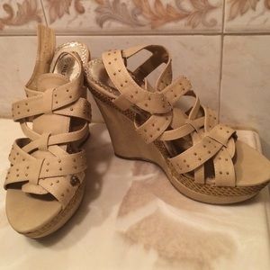 Gladiator wedge sandals