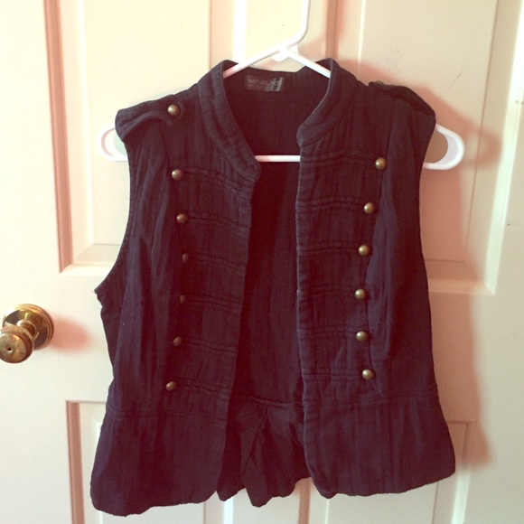 MetroPark Black Military Vest