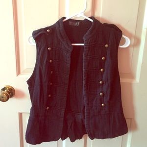 MetroPark Black Military Vest