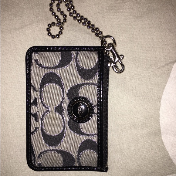 Coach ID wristlet