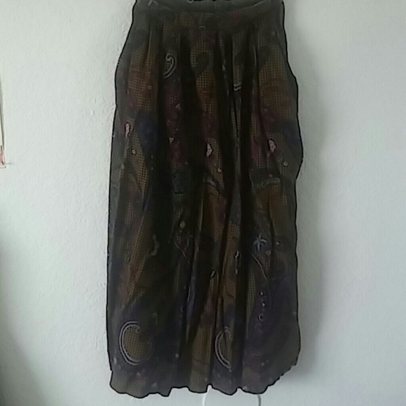 Retro Maxi Skirt - Picture 3 of 4