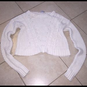 Crop top sweater