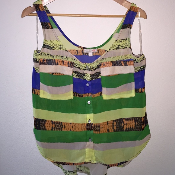 Gianni Bini sheer tank top