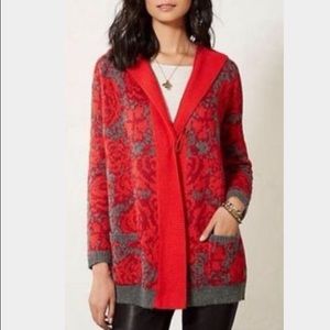 Anthropologie Sparrow Sweater Coat, hooded