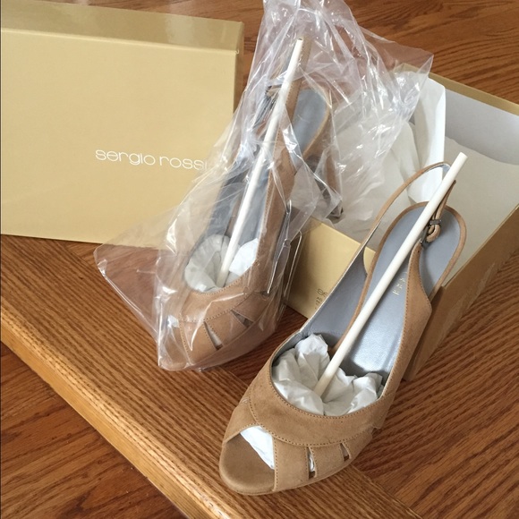 Sling back original Sergio Rossi in 8.5