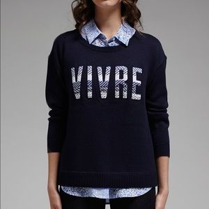 Joie Eloisa "Vivre" ("Life") Soft Knit Sweater