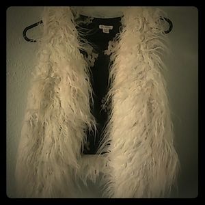 Faux fur vest