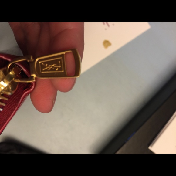 Ysl red patent leather zippy large wallet - Picture 4 of 4