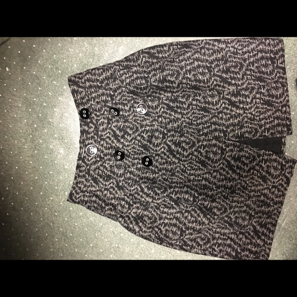 Tibi black and white skirt size 4