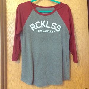 Young and Recklace baseball shirt