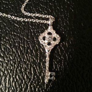 skeleton key necklace