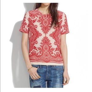 Madewell Silk Paisley Tee