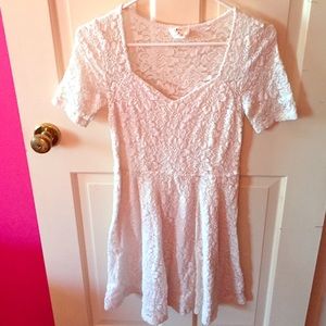 Pins & Needles White Lace Dress