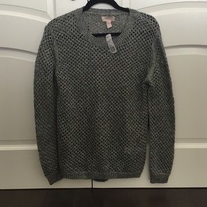 Metallic sweater