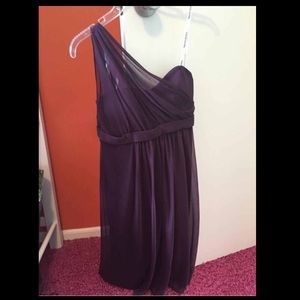 David's Bridal Purple Dress