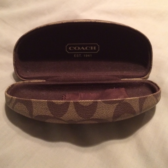 Coach glasses case