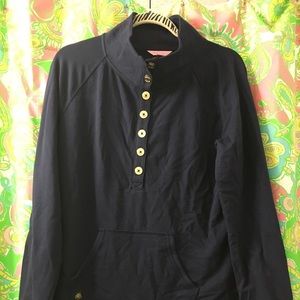 EUC Lilly Pulitzer Captain Popover, true navy.