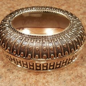 Silver-plated jewelry box