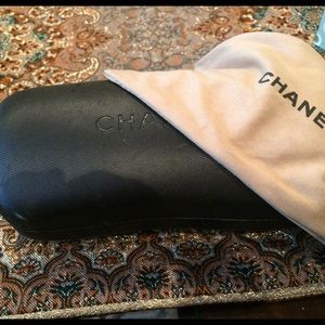 Authentic Chanel case and pouch