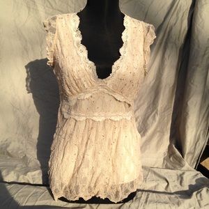 Gorgeous ivory colored dress shirt