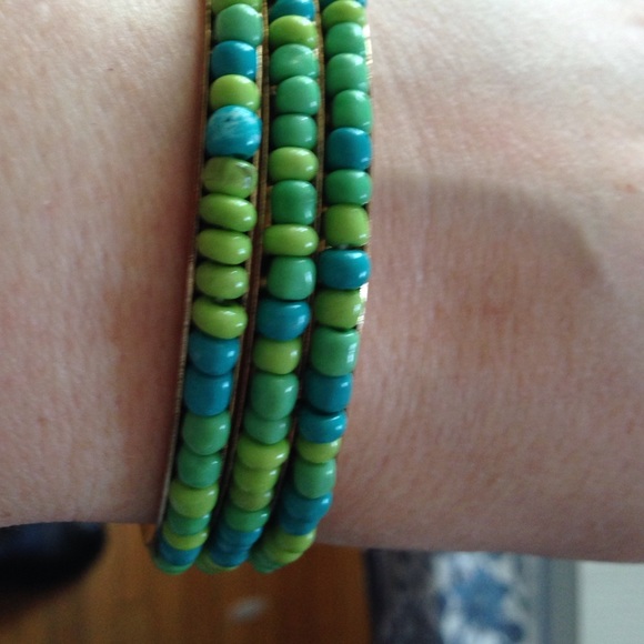 Seed bead covered  bangles - Picture 2 of 2