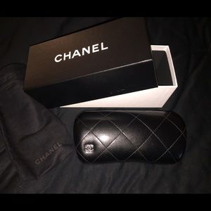Authentic Chanel Sunglass Case and Box