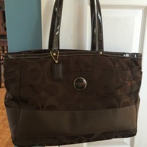 Large Coach Tote/diaper bag.