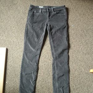 Grey Suede Gap Always Skinny pants