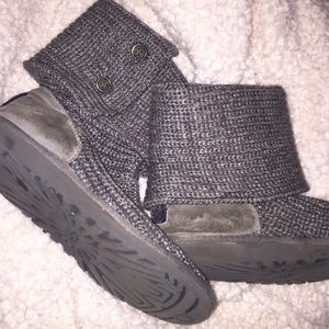 Grey Cardy Ugg Boots