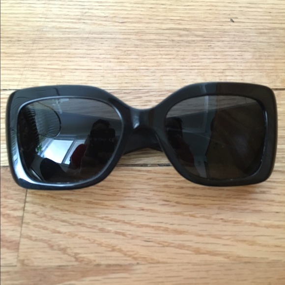 Chanel black sunglasses