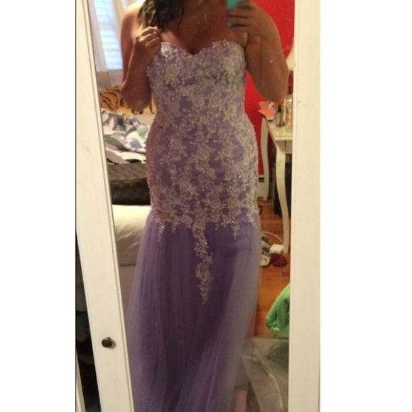 Mermaid corset prom dress - Picture 2 of 2