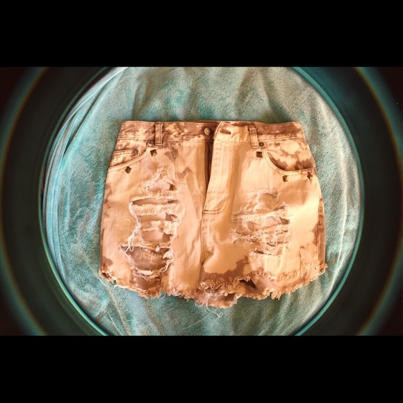 Ralph Lauren High Waisted Vintage Ripped Shorts
