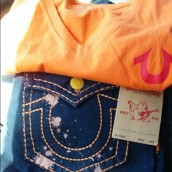 True Religion jeans and shorts sets