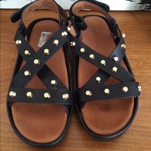 Gentle Souls Studded Sandals