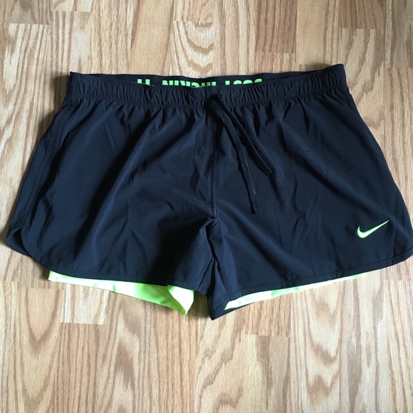 Nike workout shorts with built in spandex