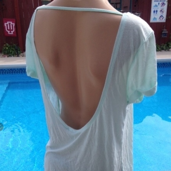 Victoria's Secret Pink Backless Graphic Tshirt - Picture 4 of 5