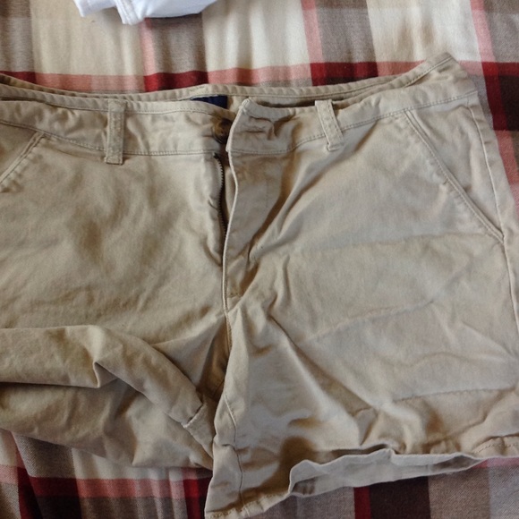Tan ae midi shorts
