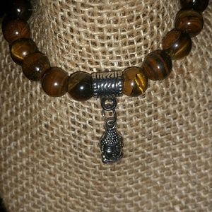 Courage charm bracelet Tiger Eye