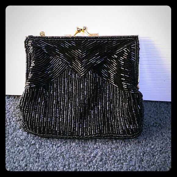 Beaded evening bag