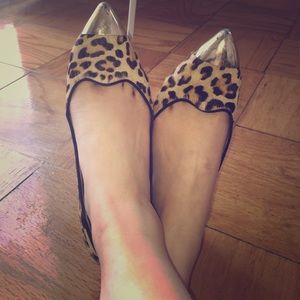 Ivanka Trump leopard print hair flats! Super cute