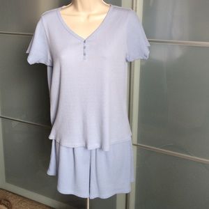 Victoria's Secret country soft pajamas set 💎blue