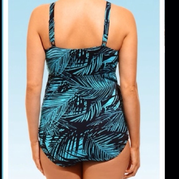 Swimsuits For All Swim Plus Size Tummy Control One Piece Bathing