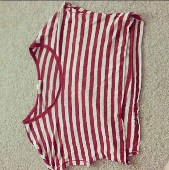 Forever 21 striped crop top